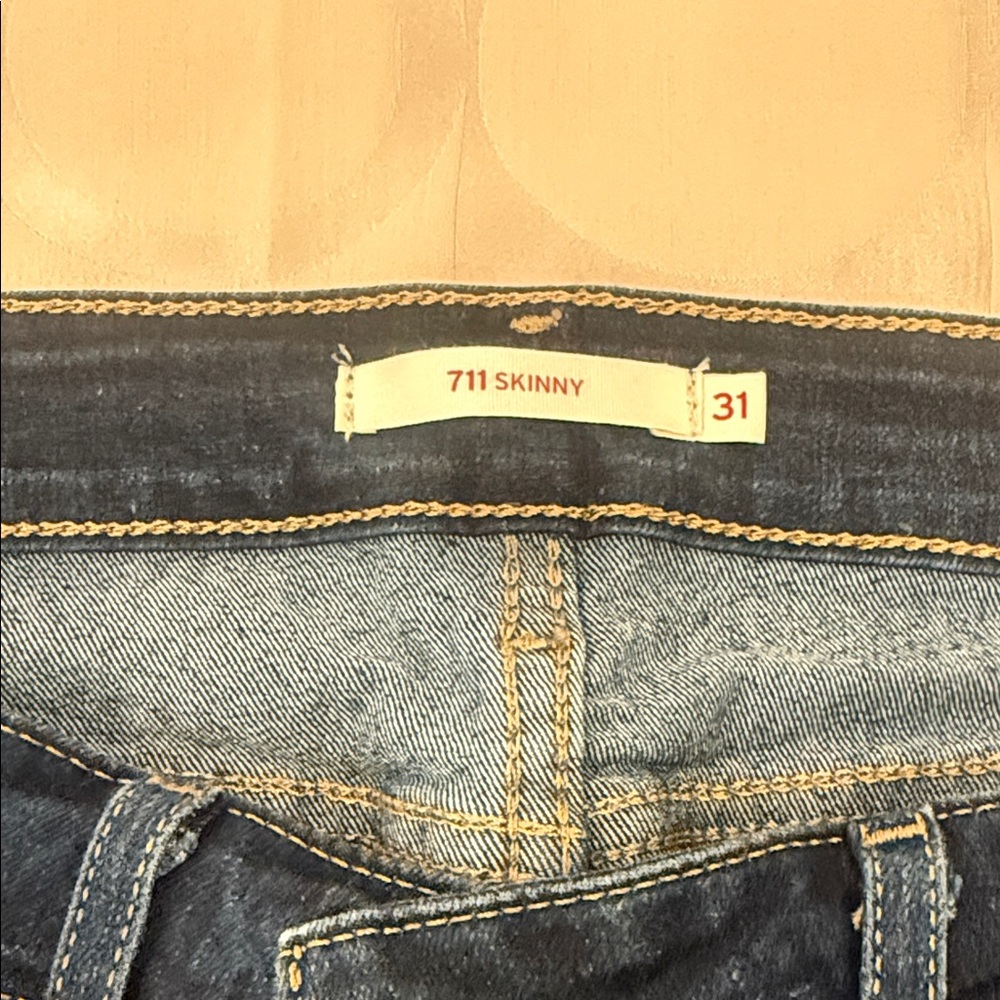 Women's Skinny Jeans in Dark Blue